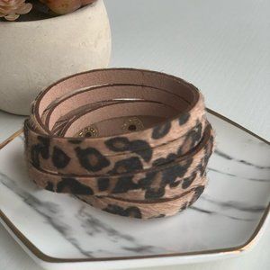 Leopard Wrap Bracelet